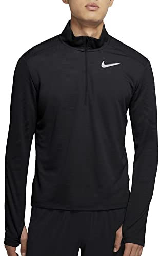 Nike M Nk Pacer Top Hz Long Sleeved T-Shirt - Black/(Reflective Silv) (C/O.), XX-Large