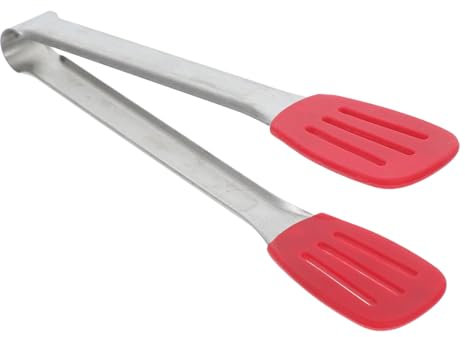 Cabilock Pinzas De Cocina Con Silicona Resistentes Para Ensalada Voltear Antiadherentes Pequeñas Fáciles De Limpiar