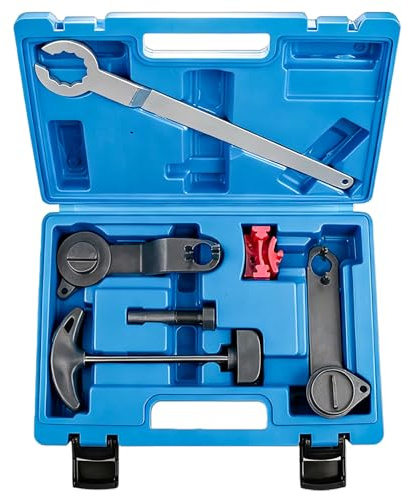 Leikurvo Set di attrezzi per cinghie dentate compatibili con VAG(EA211) 1.0, 1.2, 1.4 Tsi, TFSi, 1.0 MPI, motori per VW Jetta/Seat/Škoda/VW/AUD A1 A3, 3 e 4 cilindri