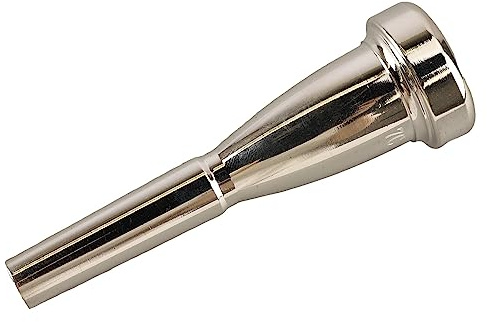 VGEBY Embout de Trompette en Métal plaqué Argent, Conception 7C pour une Portée étendue et une qualité Sonore Améliorée pour les Trompettistes