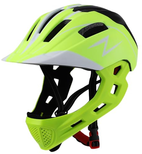 Odoukey Casque de vélo pour Enfants de 8 à 14 Ans, Casque BMX Respirant avec Sangle réglable et lumière pour vélo d'équilibre, Skateboard