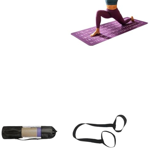 Pilatesmatta Halksäker Dubbelsidig Golvmatta | Träningsmatta Träningsutrustning För Inomhus Resor Gym Studio Pilates Utomhus Knäbalans Fysisk Träning