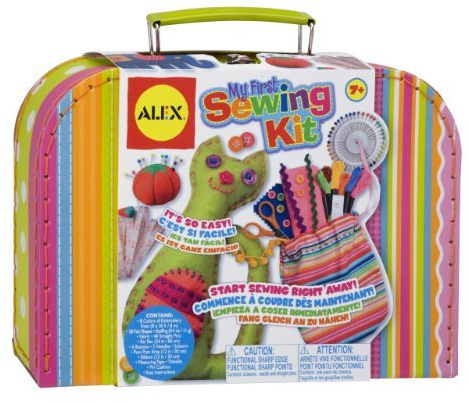 My First Sewing Kit by Alex Crafts, Perfect for Beginners, Arts and Crafts Colorful and Fun Sewing Projects to Learn the Basic Skills of Sewing (Ages 7+)
