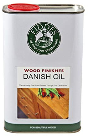 Fiddes Danish Oil Kitchen Worktops Suitable for All Types of Wood - 1L