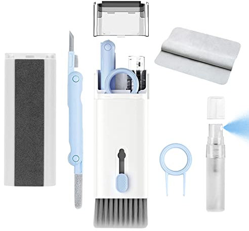 7 in 1 Elektronik-Reinigungsset - Tastatur-Reiniger, Tastatur-Reinigungsset, Laptop-Reiniger mit Bürste, Elektronik-Reiniger für Airpods pro/Laptop/Phone/Computer/Bildschirm