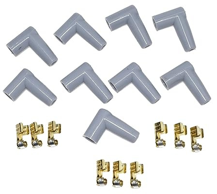 JSLER Ajustement for HEI Fit for Style Capuchons de Distributeur Fil de Bougie mâle Bottes en Caoutchouc bornes extrémités Ensemble de connecteurs