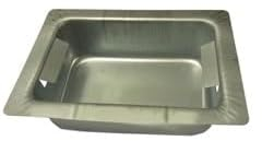 FIGEVIDA Cassetto vaschetta portacenere per Camino e Stufa a Pellet 24 x 19 x 7 cm per Clam in lamiera Stampata