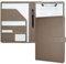 Mymazn Dokumententasche A4, Dokumententasche, PU-Leder, Blockhalter, A4, Dokumentenordner, Organizer, Portfolio, Formularhalter (Taupe)