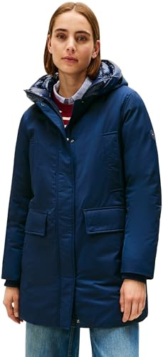 Tommy Hilfiger Women's Padded Nylon Reg Parka Ww0ww46533 Parka Coat (pack of 1)