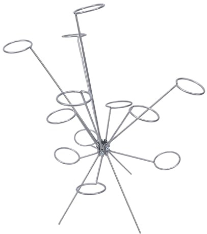 Fockety Exploderad fruktskål, unik modern bananhållare i aluminiumlegering med 360° flytande display, frukthållare med stor kapacitet för köksbänk, matbord, mittpunkt, heminredning, (Silver)