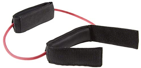 Cuff Tube Expander Fitness Band Gymnastikband Fitness Tubing, Mittel, Rot