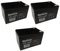 6DZM Lot de 3 batteries rechargeables au plomb utilisation cyclique 36 V 12 V 14 Ah pour vélo électrique