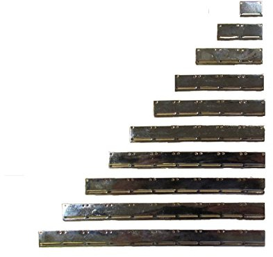 Miniatyrmedalj monteringsbroschstänger 1 bar – 10 stänger sålda singel, välj storlek, 3 Bar R1849, Silver
