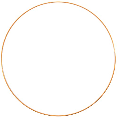 Vaessen Creative Anello Metallico per Lavori d’artigianato, Diametro Ø 60 cm, Spesso 3.8 mm, per Acchiappasogni, Anello Ghirlanda per Wall Hanging, Decorazioni Bohémien, per Matrimoni e Molto Altro