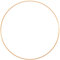 Vaessen Creative Anello Metallico per Lavori d’artigianato, Diametro Ø 60 cm, Spesso 3.8 mm, per Acchiappasogni, Anello Ghirlanda per Wall Hanging, Decorazioni Bohémien, per Matrimoni e Molto Altro
