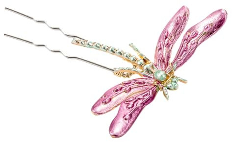 minkissy Per Donne Forcina Per A Forma Di Libellula Decorazione Per Semplice Ed Elegante Accessorio Da Sposa