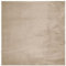 vidaXL Soft and Fluffy Short Pile Square Area Rug – Non-Slip Backing – Machine-Washable – Suitable for Underfloor Heating – Sand-Colored