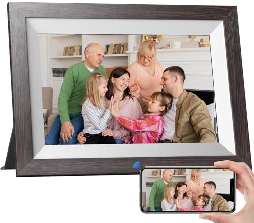 KODAK 10,1 Zoll WiFi Digitaler Bilderrahmen, 1280x800 HD IPS Touchscreen, WLAN Elektronischer Bilderrahmen, 32GB Speicher, Automatische Rotation, Teilen Sie Fotos sofort von überall aus