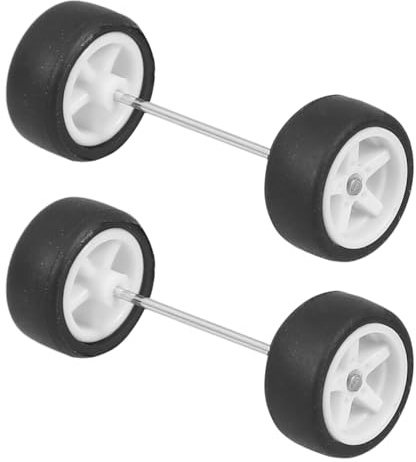 Abaodam Ruote per Modellini Auto 1/64 Set di Pneumatici in Gomma Sostituibili per Auto Giocattolo Rc Accessori Facili da Installare per Modellini da Collezione Corsa