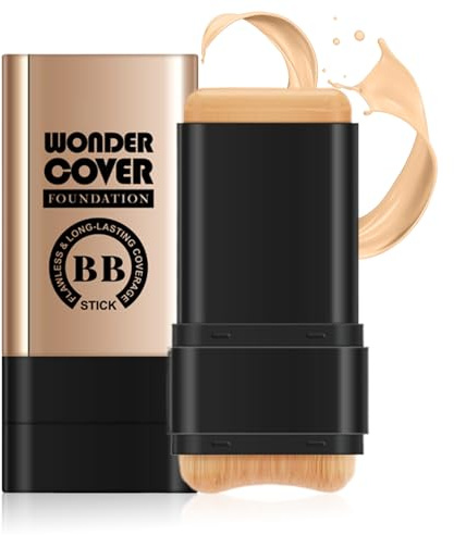 Barra De Maquillaje De Alta Cobertura | Barra Multiusos para Base y Maquillaje | Cobertura Hidratante Ligera Y Duradera Como Corrector Bálsamo Para Piel