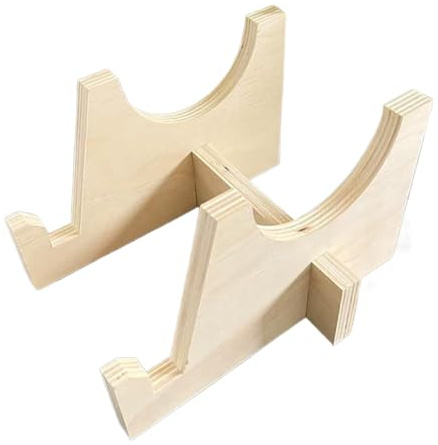 Huxibai Soporte De Almacenamiento Para Tabla De Equilibrio,Sujeción para Tabla de Equilibrio de Ejercicio - Soporte de Madera para Equipo de Ejercicio en Gimnasio en Casa