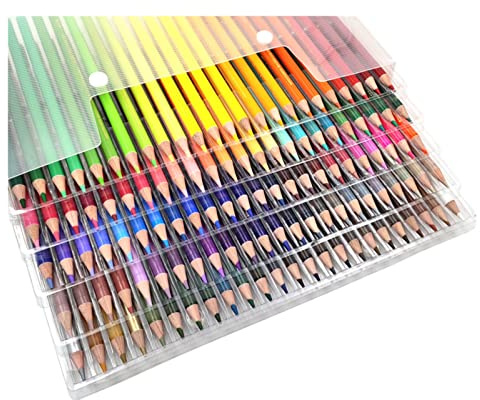 72 120 160 180 Färgpennor Set Ritning Professionell Penna Olja Akvarell Färgsättning Kit Konstnärsmaterial (Färg: A, Storlek: 180 färger) (A 120 färger) (A 180 färger)