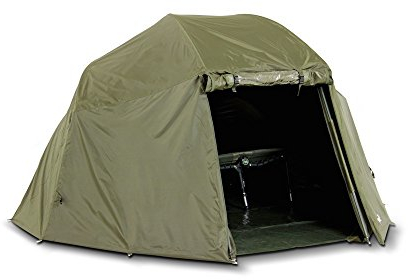 Lucx Überwurf für Wolf Schirmzelt - Winterskin Overwrap für Brolly Angelzelt & Karpfenzelt - wetterfeste Schutzplane 10.000 mm Wassersäule - inkl. Tragetasche - (nur Überwurf)