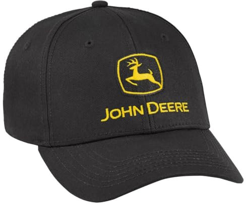 John Deere LP69073 Casquette pour homme avec logo Noir