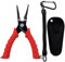 CRAZY SHARK Multifunktionale Angelzangen Linie Cutter Hook Remover Tackle mit Scheide und Lanyard