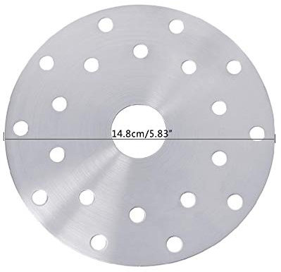 Jilin Stainless Steel Cookware Thermal Guide Plate Induction Hob Converter Disk, Silver