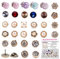 30 Stück Damen Hemd Brosche Knöpfe, Sicherheit Brosche,unsichtbare Knöpfe, verhindern versehentliches Aussetzen von Knöpfen, für Kleidung, Strickjacke, Kleid, DIY-Dekoration