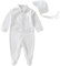 Booulfi Baby Kleidung Jungen 6-9 Monate,68cm Strampler Bady Langarm Overall Herbst Winter Kinder Anzug Set Taufe Taufanzug Junge