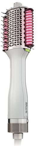 Shark HT202 SmoothStyle Heated Comb + Blow Dryer Brush, Dual Mode, for All Hair Types, Silk