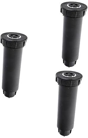 KITANDOVE 3 Irrigatori Compatibili Con Spruzzatore Automatico Per Prati e Giardini Spruzzatore a Pressione Con Ugello Interrato Simulato Copertura a 360° Stile Casuale