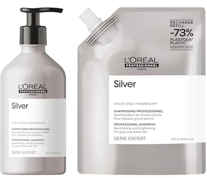 L'Oréal Professionnel Shampoo and Refill - grey, white, light blonde - neutralising, brightening - Serie Expert