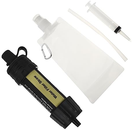 SUPVOX Filtro Portatile Per Acqua Mini Filtro Per Acqua Da Esterno Per Campeggio Sopravvivenza E Purificatore Dacqua Da Viaggio