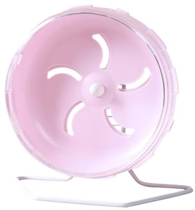 VIOPDER Cat Running Wheel Rat Small Mice Silent Jogging Hamster Gerbil Exercise Play Toys Brackets Accessories D