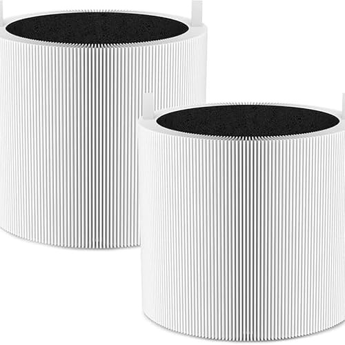 Air Purifier Filter Replacement Compatible with Blueair Blue Max 3250i/3250 Auto/Blue Pure 411i Max and 411a Max Air Purifier, 2-in-1 Activated Carbon Filter, True H13 HEPA Filter Replacement, 2 Pack