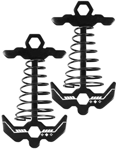 Imtrub Ancres De Terrasse | Résistant au Vent en Aluminium - Ancres de Tente en Arête de Poisson pour Plein Air | pour Camping Pique-Nique Bateau Randonnée Femmes et Hommes