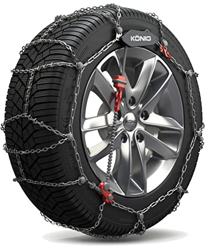 KÖNIG CL-10 097 - Cadenas para la nieve, 2 piezas