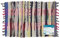 JVL Multi Colour Recycled Handmade Chindi Rug Rag Rug Door Floor Mat 40x60cm