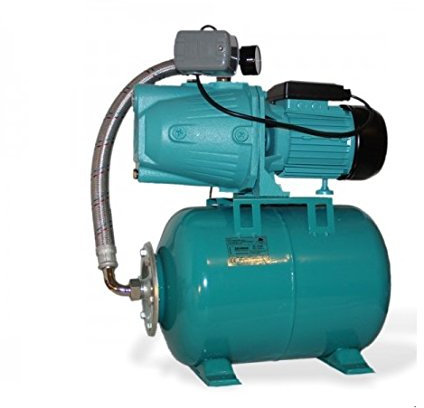 Wasserpumpe 600 W 3000 L/H inkl. 24 L Speicher und Druckschalter Jetpumpe Kessel Gartenpumpe Hauswasserwerk