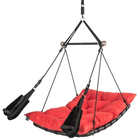 Tantra Hängesessel PRIVATE EUPHORIA® - bequeme Kamasutra Hängeliege - Farbe Rot