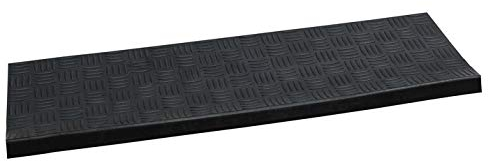 Stufenmatten Gummi Fußmatte Matte 25x75 cm Treppenmatte Antirutschmatten Riffelprofil (5 Stück)