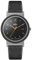 Braun Unisex 3-Hand with Date Analogue Swiss-Part Quartz Watch, Made in Germany, Black Dial and Black Leather Strap, 39mm Stainless Steel Case, Model AW10EVO.