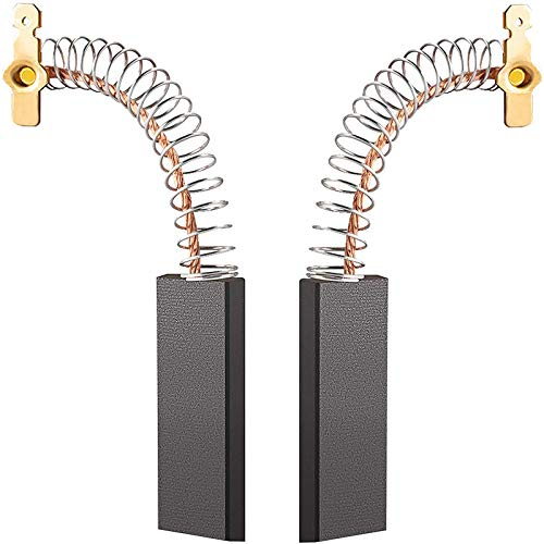 JamBer Spazzole di Carbone per Lavatrice Motore Elettrico 12,3 x 4,8 x 35 mm Spazzole di CCarbone per Motore Bosch Siemens 39 39S39L Serie 2 pezzi