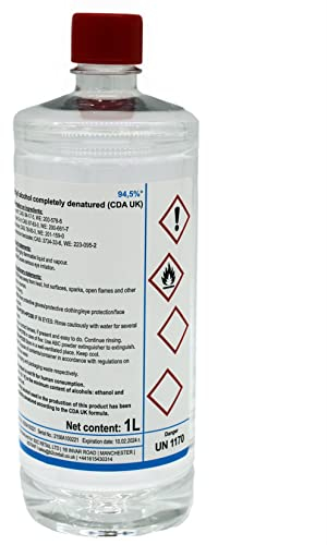 Ethanol Ethyl - denatured Alcohol 94.5% 1L - 2L - 6L (1 litre)