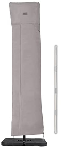 Sekey Housse de Protection Ultra-Résistante pour Parasol Déporté -260x65cm - Tissu Oxford 600D Imperméable Anti-UV avec Tige de Montage et Aérations