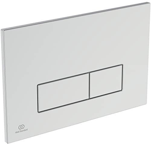 Ideal Standard Oleas R0121AA - Placa mecánica para inodoro M2, cromada