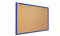 ALLboards Pinnwand mit Marineblauem Holz Rahmen 90x60cm Korktafel Korkwand Pinnwand Kork